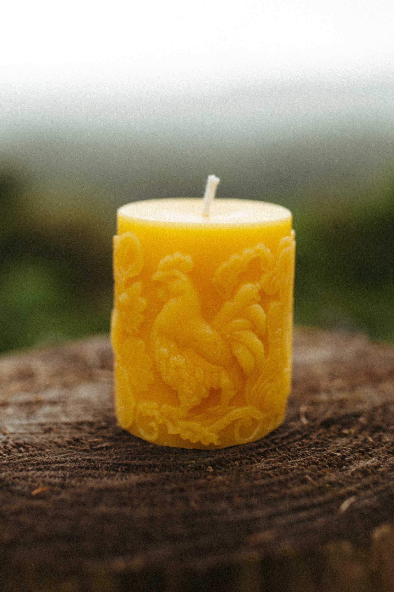 Rooster candle