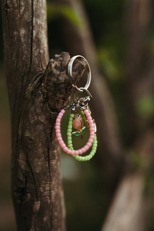 Flower key chain