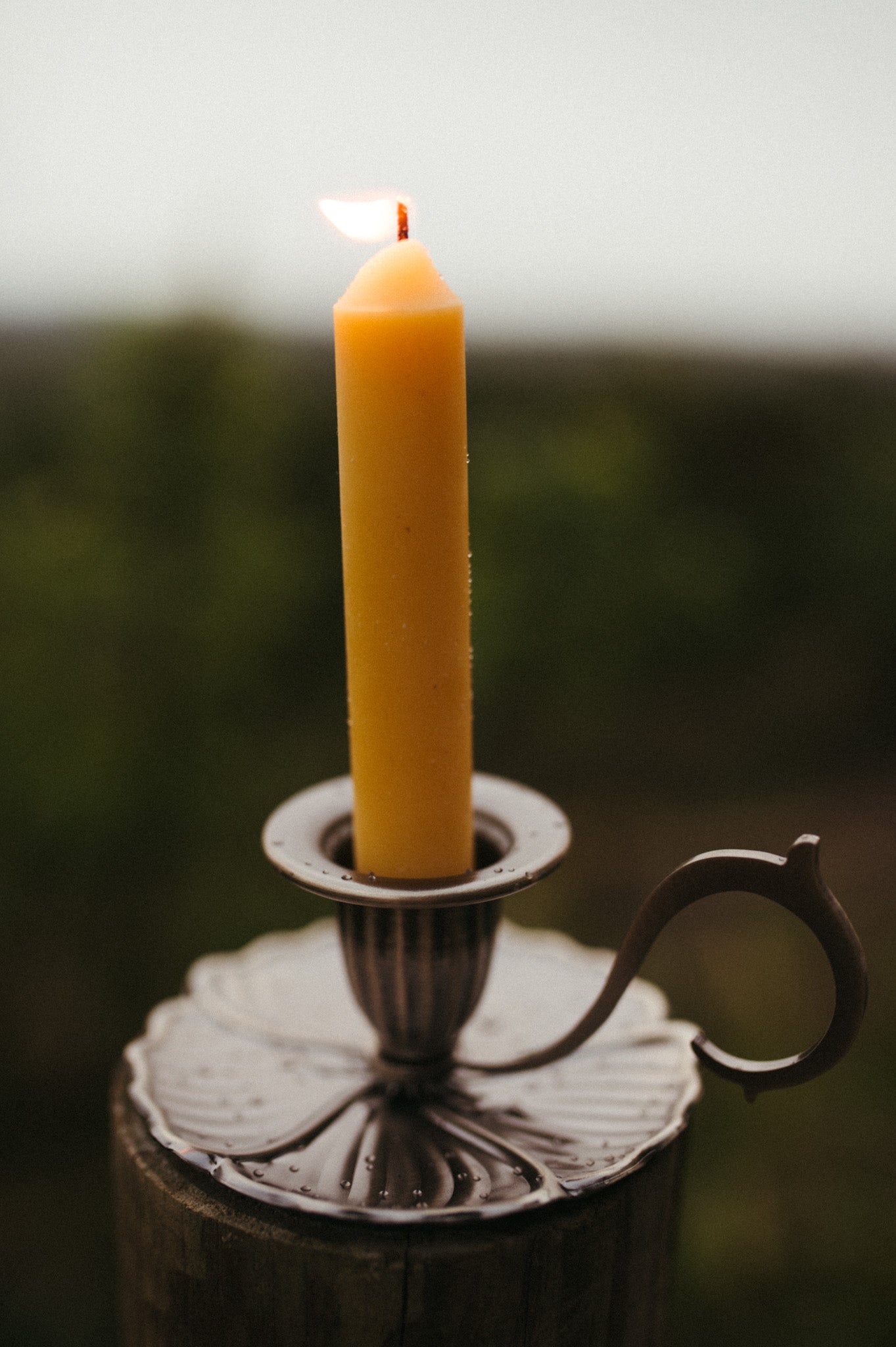 Petal candle holder